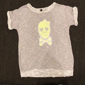 Jessica Simpson kids skull shirt